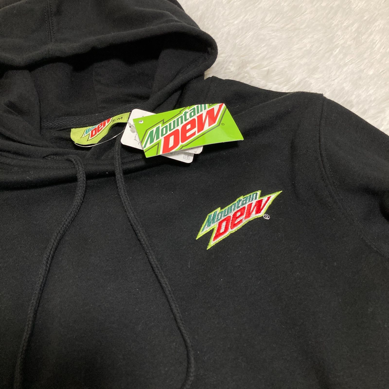 Mountain Dew マウンテンデュー パーカー M ブラック - メルカリ