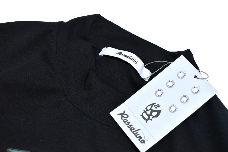 ラッセルノ ゴルフ バギーカート ルーズフィット モックネック ブラック M 4 新品 ラッセルノ ゴルフ バギーカート ルーズフィット モック