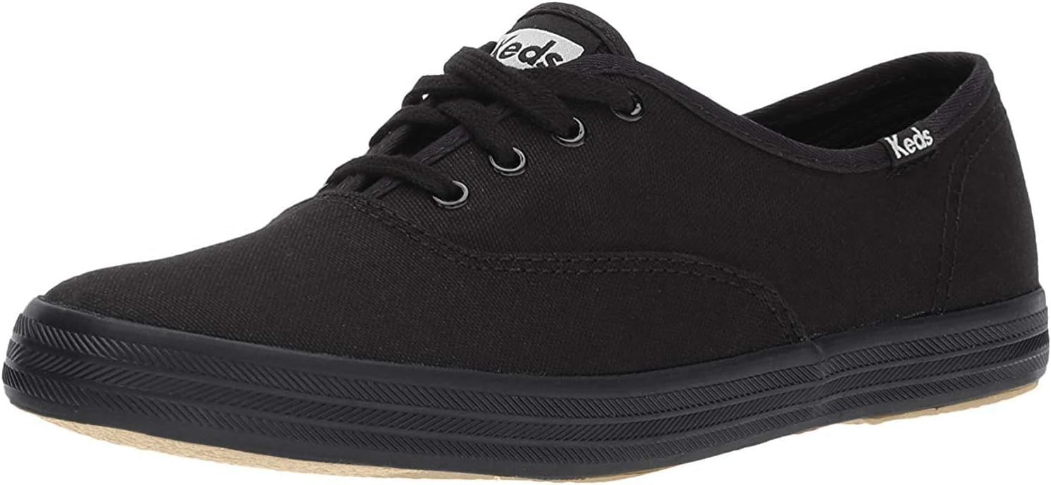 Keds レディース チャンピオン キャンバス スニーカー US サイズ 7 ブラック フルブラック 24.0 cm