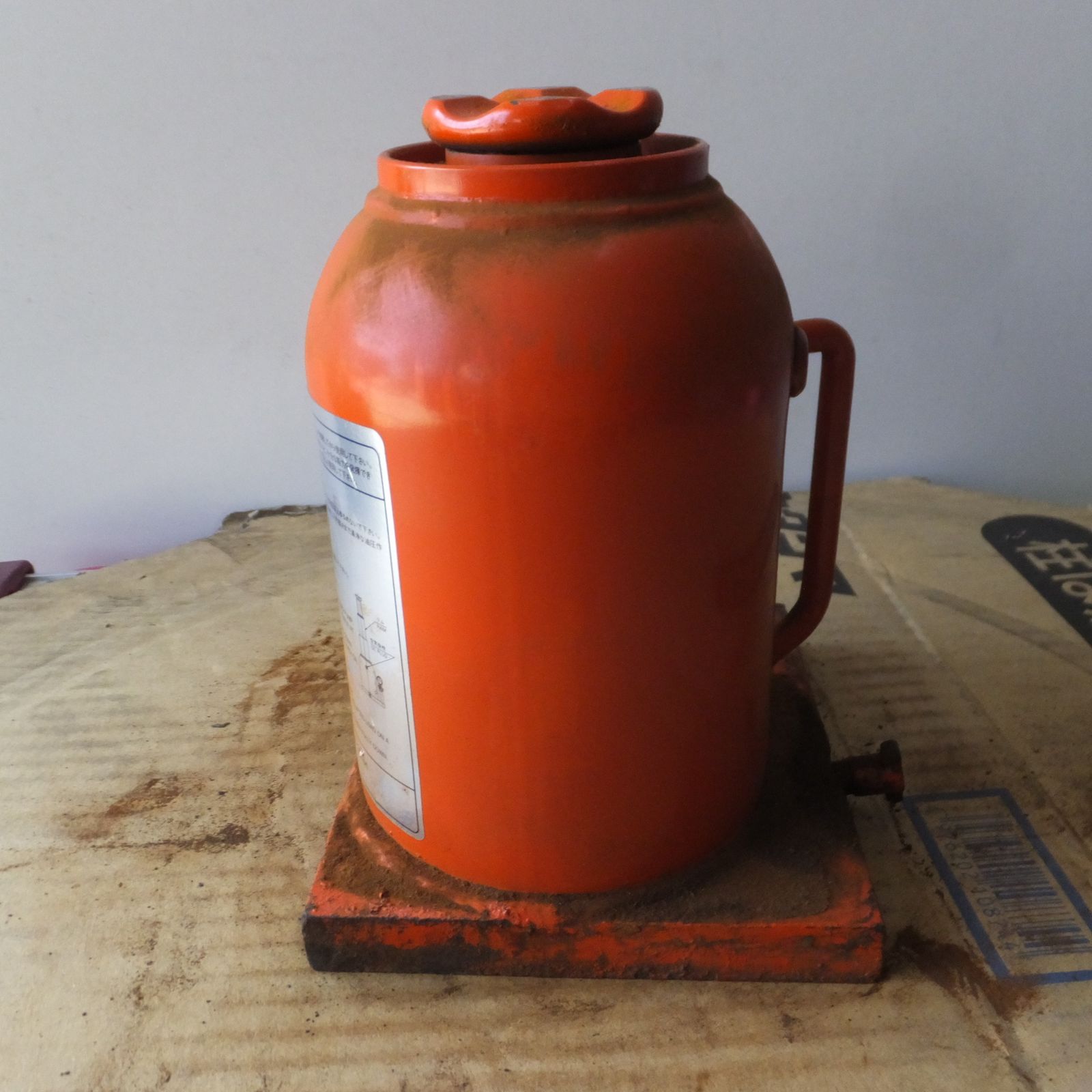 ◆マサダ 油圧ジャッキ HPD-10-2 工具 10TON 10ton 10トン 10000kg 油圧式 オイル だるま ダルマ 車載 自動車 点検 整備 4 ◆