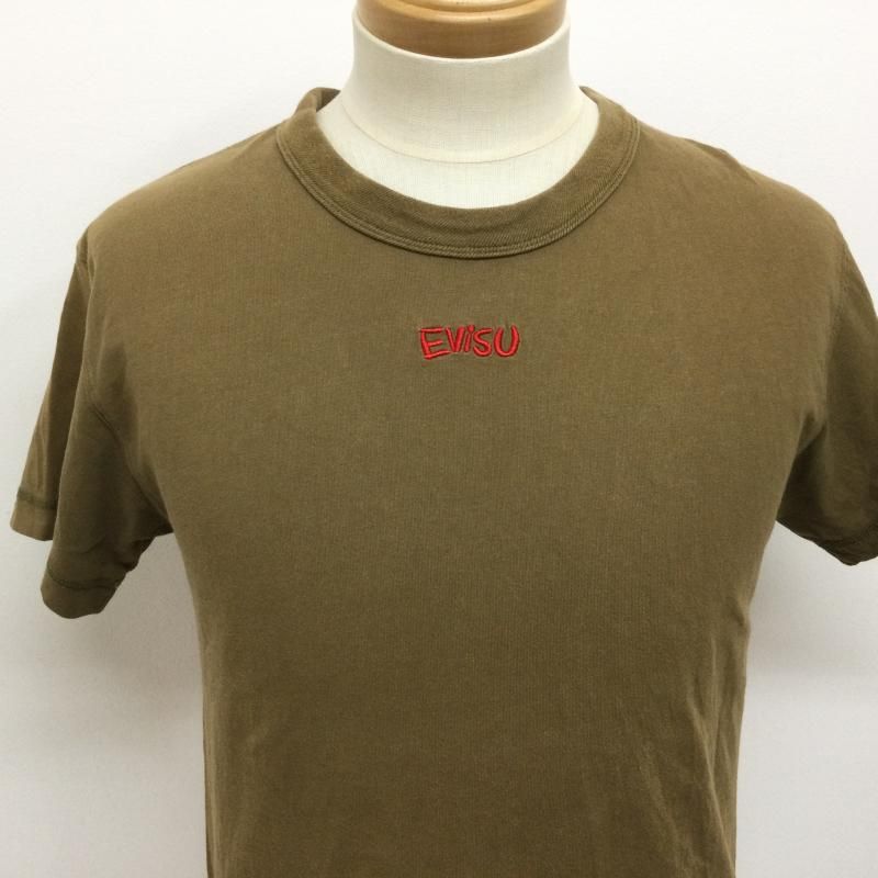 EVISU エヴィス イエロー 迷彩ロゴ 半袖Tシャツ EVISU エヴィス イエロー 迷彩ロゴ 半袖Tシャツ - メルカリ
