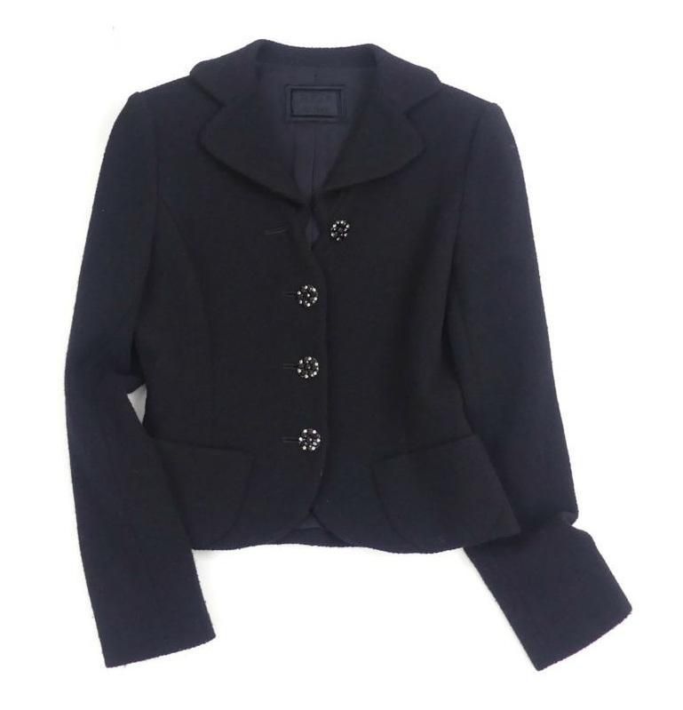 美品】FOXEY/フォクシー 36327 ツイードジャケット ジュエル