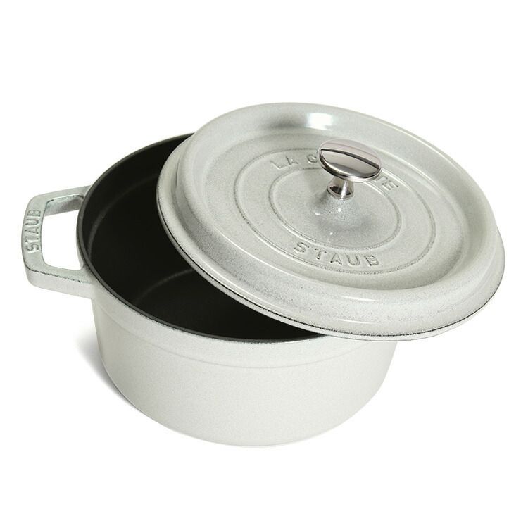 訳あり品送料無料 ストウブ staub ココット ラウンドホワイト