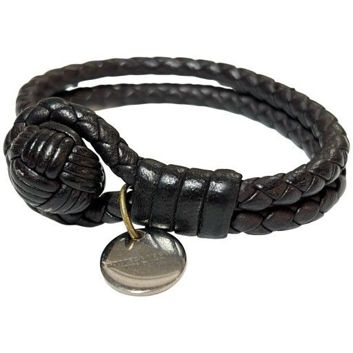 【新品】BOTTEGA VENETA ブレスレット　ツイスト　ブラウン BOTTEGA VENETA ボッテガヴェネタ ブレスレット イントレ