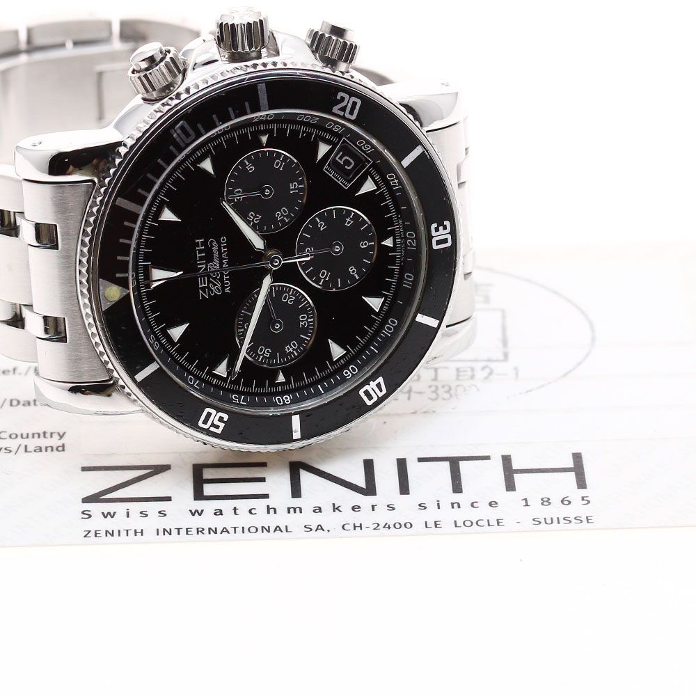 ゼニス ZENITH 02.0471.400 エルプリメロ レインボー クロノ