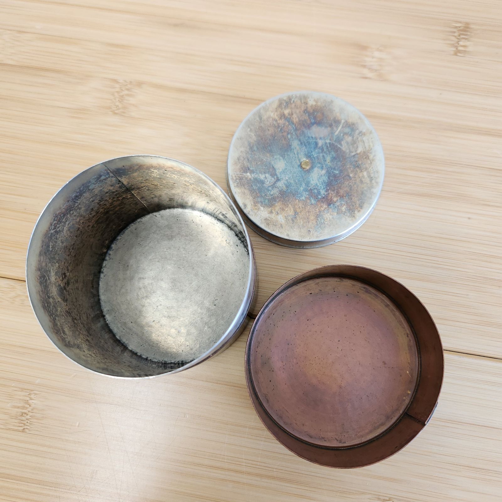 玉川堂 茶筒 2つセット 鎚起銅器 茶器 - メルカリ