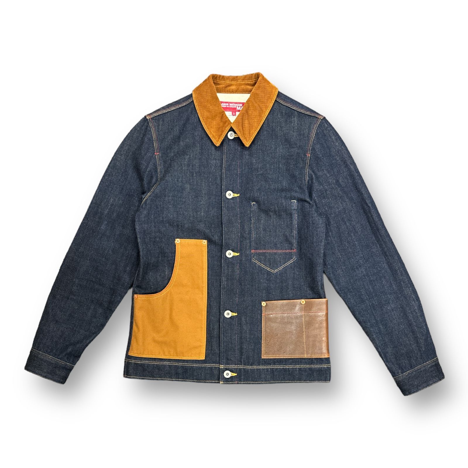 JUNYA WATANABE MAN × Levi's デニム カバーオール ジャケット ジュンヤワタナベ リーバイス コラボ インディゴ S  WJ-J202 66379A - メルカリ