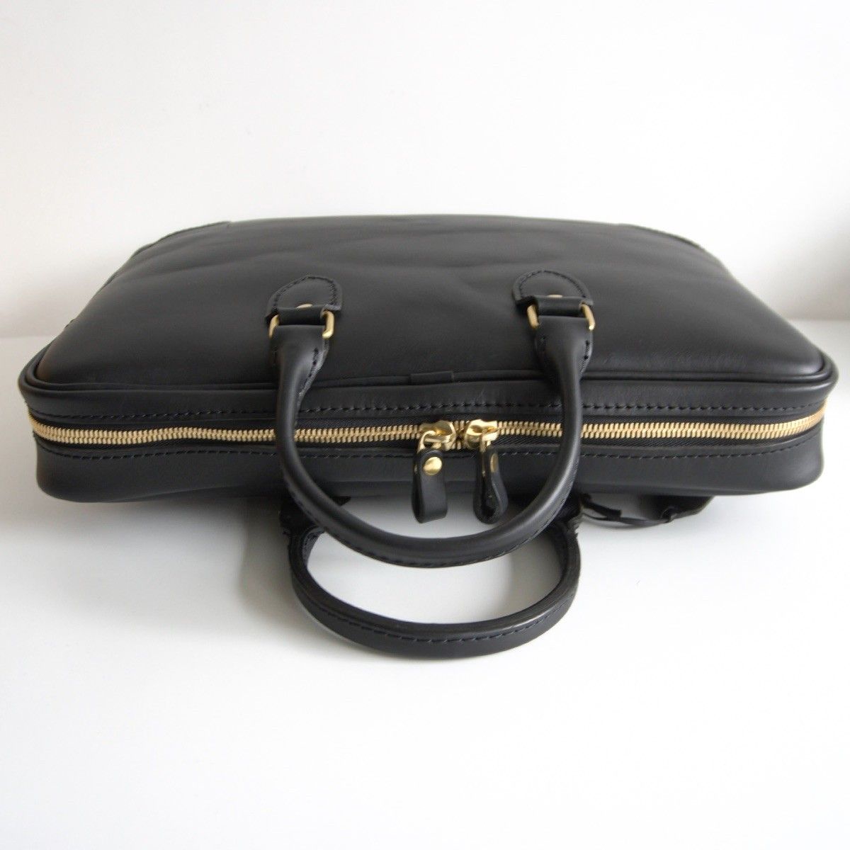 極美品】HERZ【オールレザー ビジネスバッグ】 ブラック ヘルツ バッグ