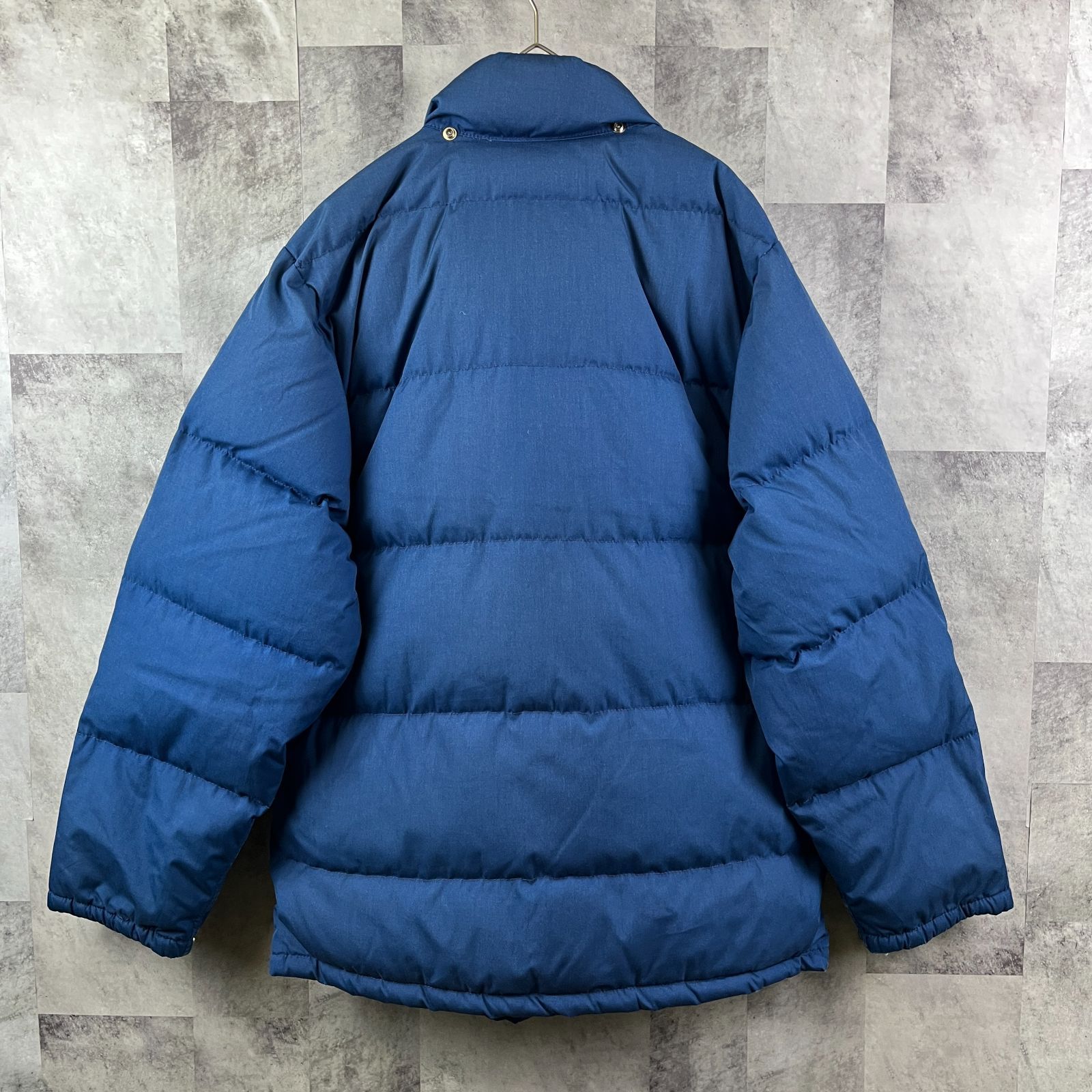 80s USA製 THE NORTH FACE ダウンジャケット 茶タグ ブルー M - メルカリ