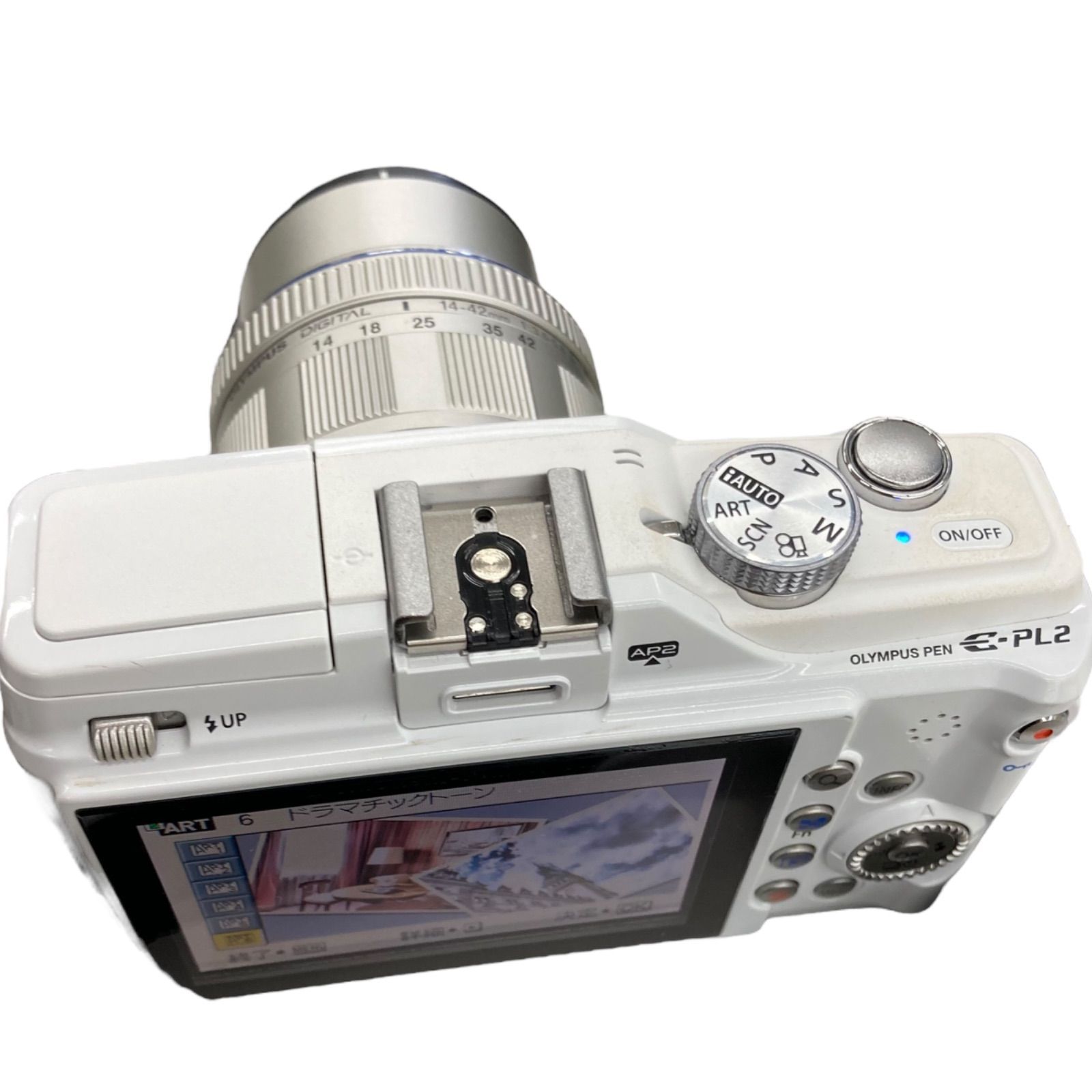 OLYMPUS オリンパス PEN E-PL2 ホワイト M.ZUIKO 14-42mm レンズセット