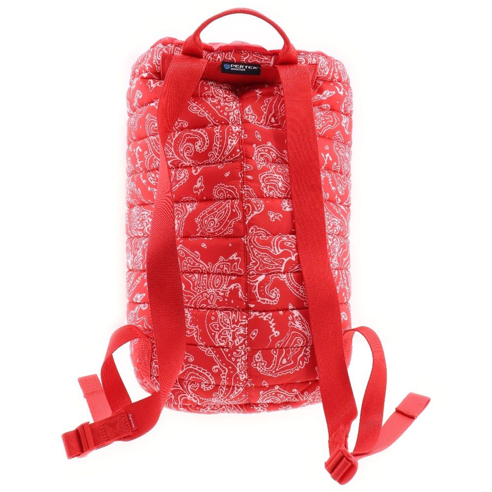 SUPREME (シュプリーム) 22AW Puffer Backpack Red Paisley
