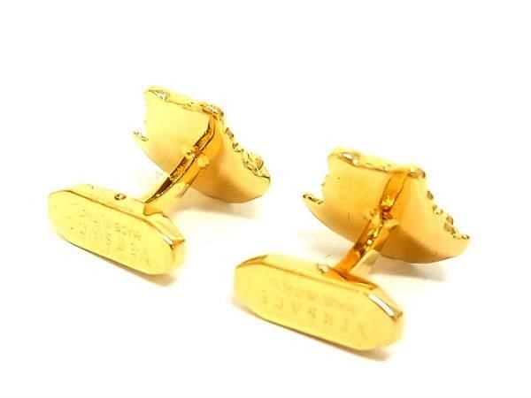 □極美品□ VERSACE ヴェルサーチ カフス カフスボタン カフリンクス