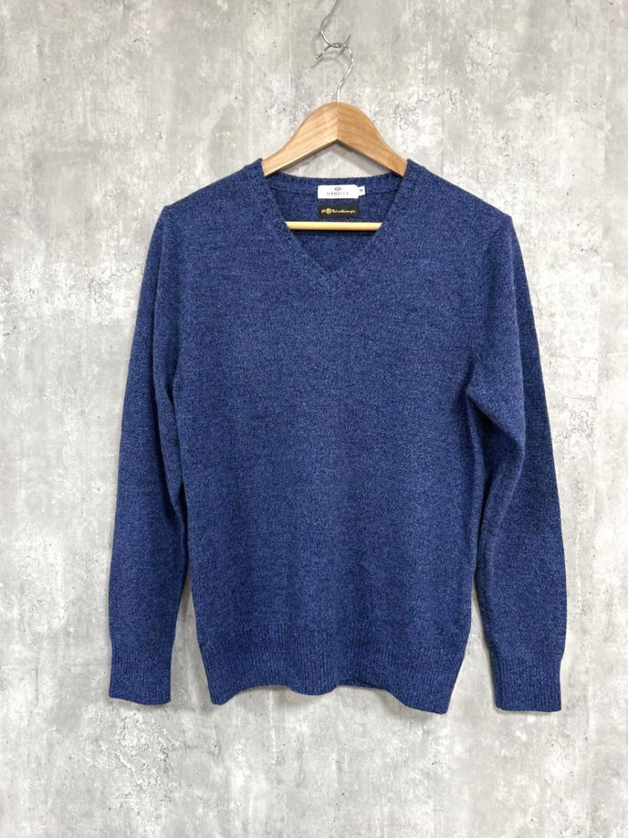 Gabicci ガビッチ カシミヤ100% ニット セーター sizeM/青