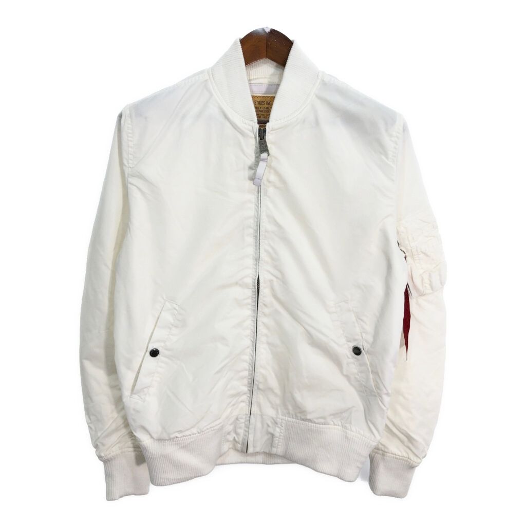 中古 ALPHA INDUSTRIES フライトジャケット 楽天市場】民間 80s USA製 ビンテージ □ ALPHA INDUSTRIES 社製