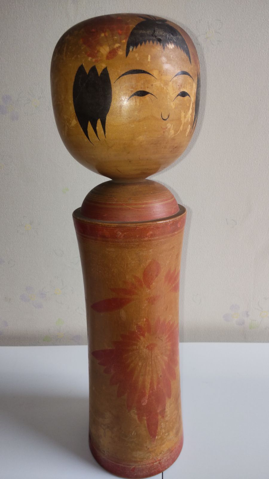 ヴィンテージ伝統こけし 熊谷正（1937-2024）作 鳴子 高さ36cm 509E