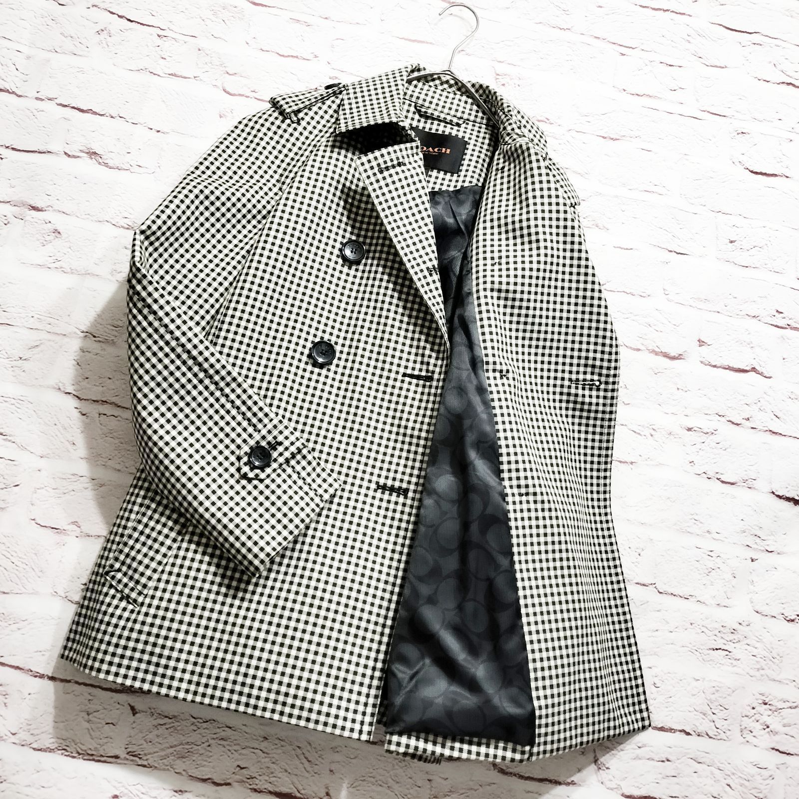 ウエストベルト付き ギンガムチェック