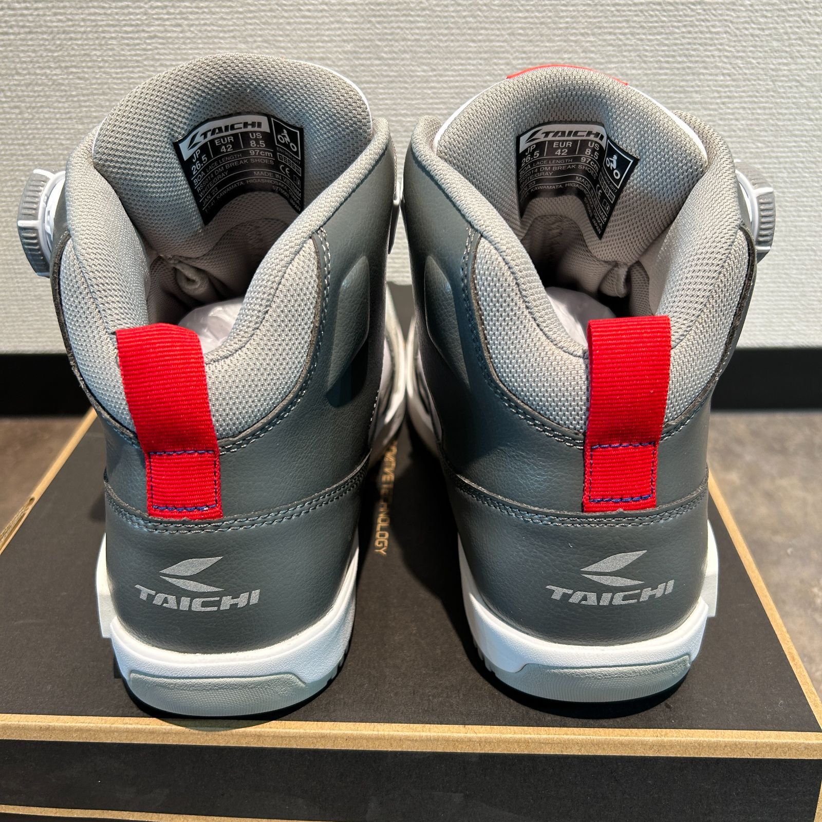 RS TAICHI】 DRYMASTER ブレイク シューズ WHITE/GRAY RSS014