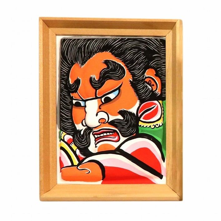 津軽ねぶた 壁画 日本画 額縁 美術品・アンティーク・コレクション