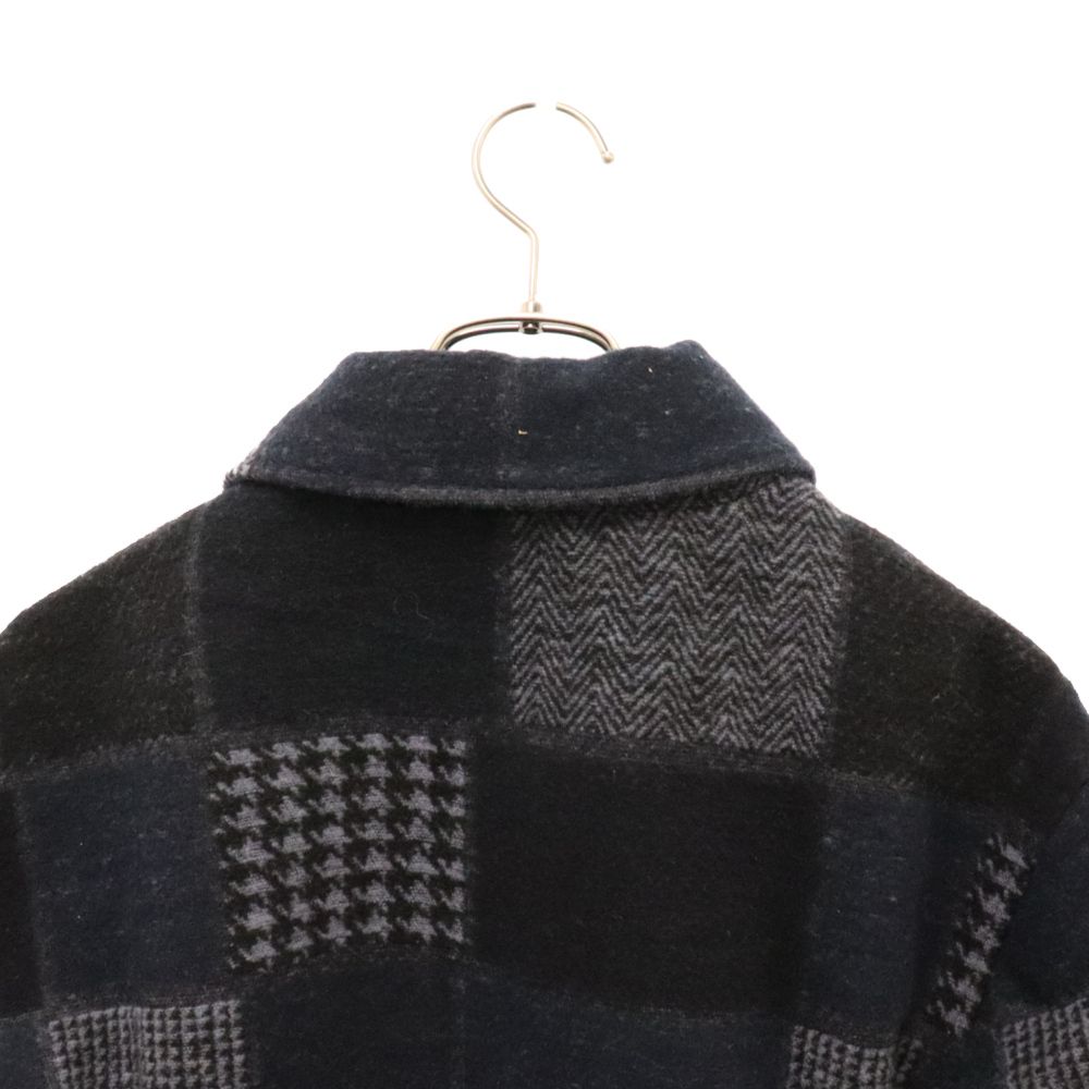 kith ネイビー パッチワークコーチジャケット