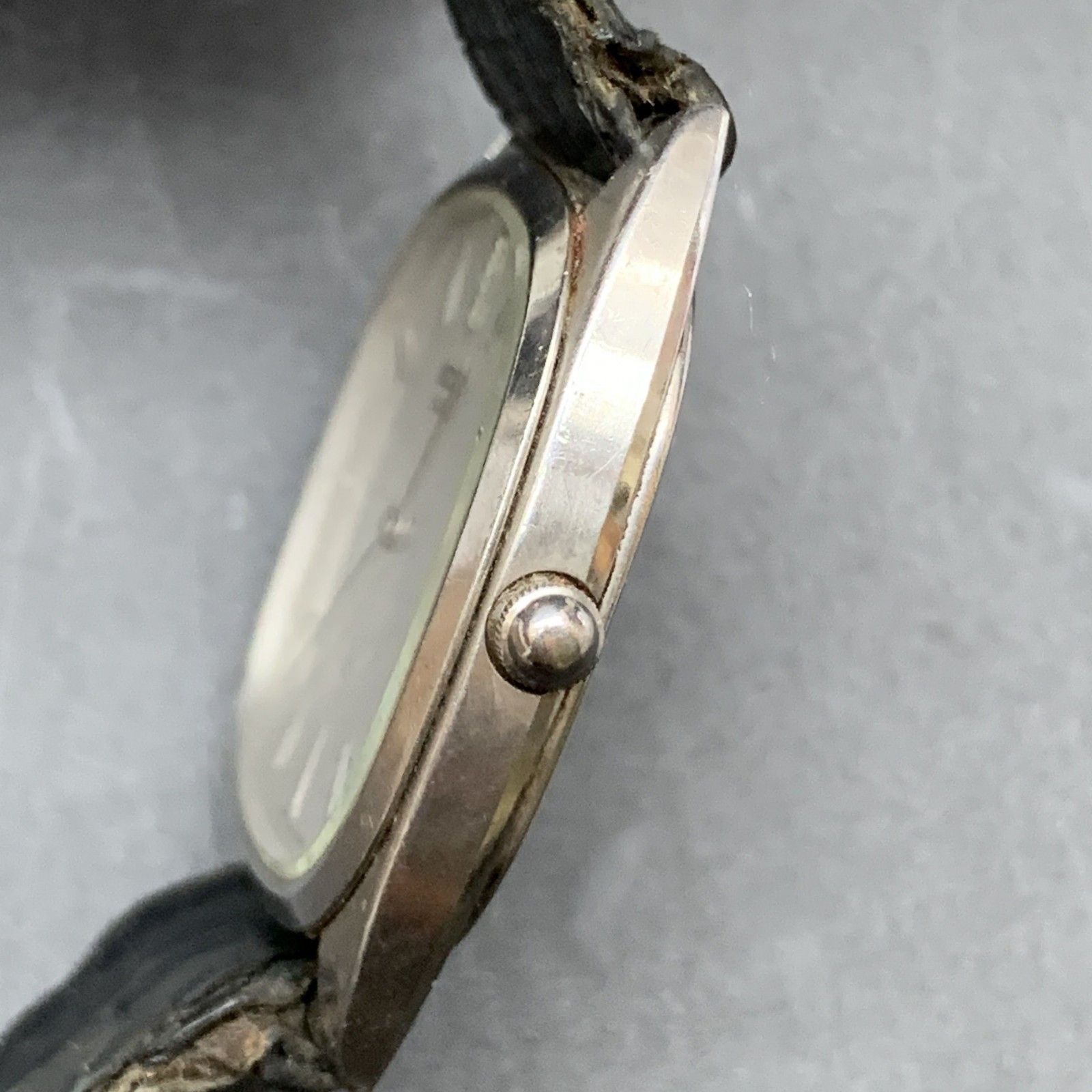 N348　不動　SEIKO Chariot セイコー シャリオ 1979年 クォーツ 7820-5420 SS ヴィンテージ 腕時計 メンズ 白 ホワイト　ベルト社外 N348 不動 SEIKO Chariot セイコー シャリオ 1979年 クォーツ 7820