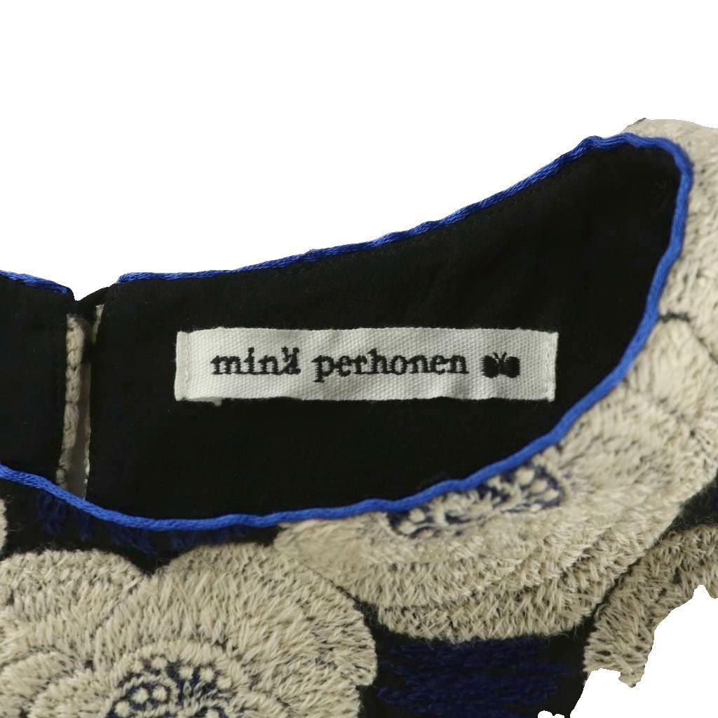ミナペルホネン mina perhonen Rosas ブラウス 絹 シルク 長袖