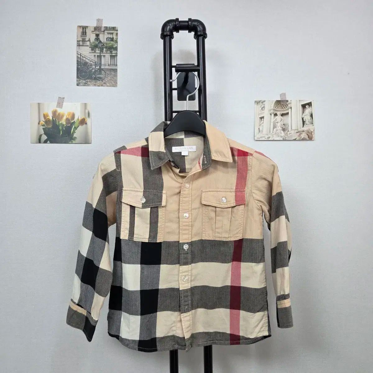 バーバリー シャツ キッズ 110 BURBERRY(バーバリー ) キッズ 正規品 シャツ ( 110 ) - メルカリ