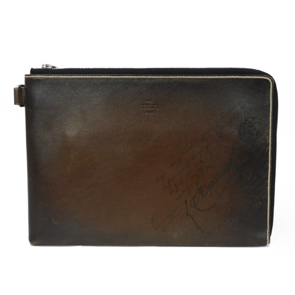 ベルルッティ 名刺入れ チャコールブラウン 新品 未使用品 質屋かん