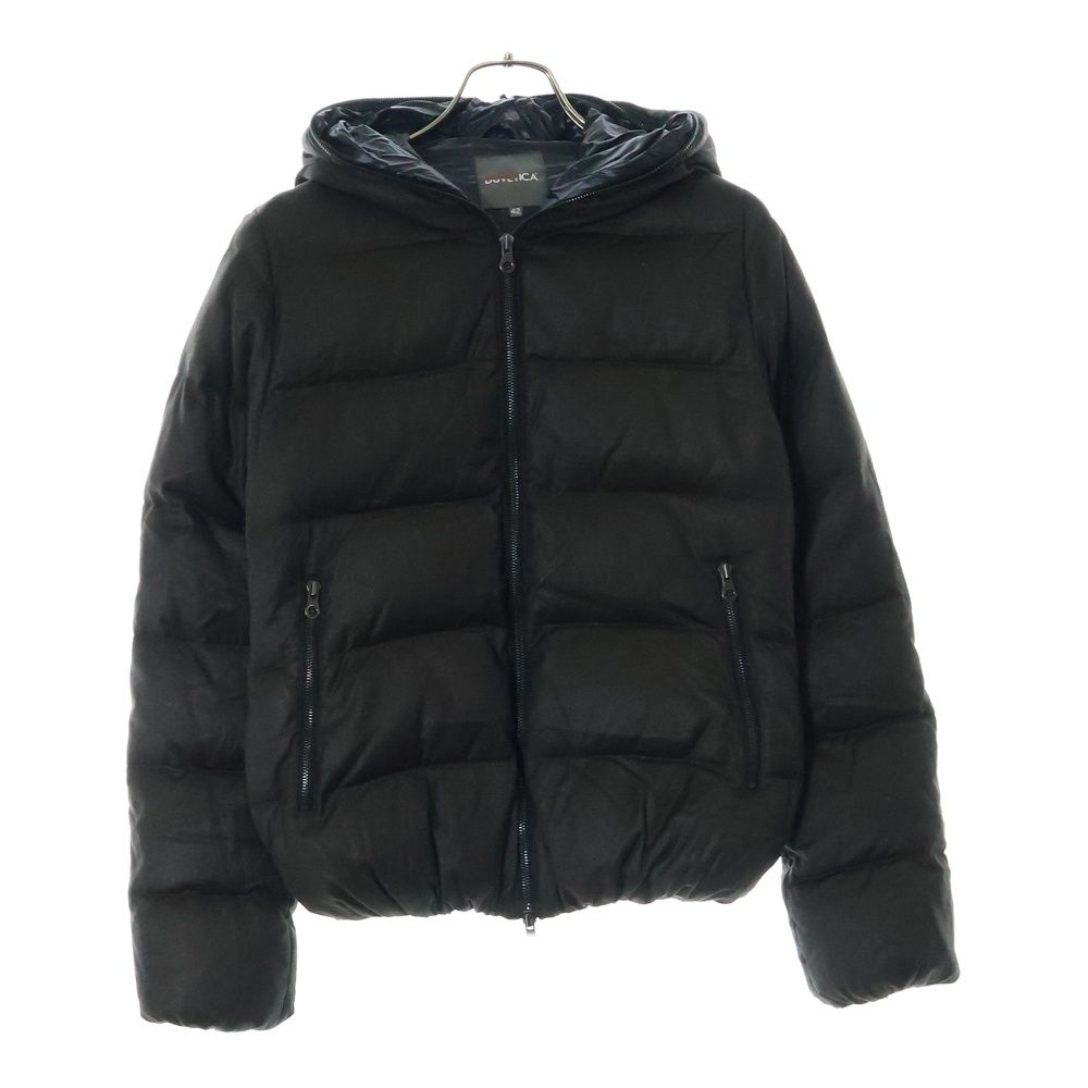 【美品】デュベティカ ダウンジャケット THIADUE カシミヤ ブラック M DUVETICA (デュベティカ) THIADUE ティアドゥエ ウール