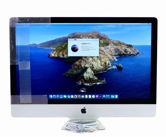 ジャンクiMac 27インチ Late2012 スタンド破損　ガラスひび割れ ジャンクiMac 27インチ Late2012 スタンド破損 ガラスひび割れ