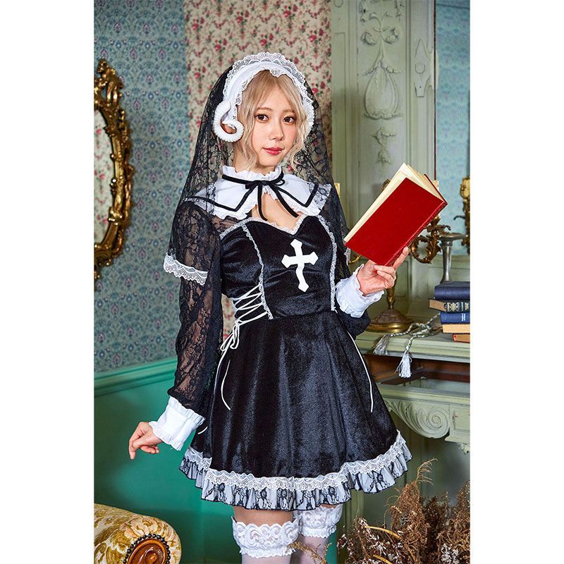 クリアストーン Clearstone コスプレ ハロウィン レディアニマル シスター×羊 レディース フリーサイズ ブラック sisterxsheep