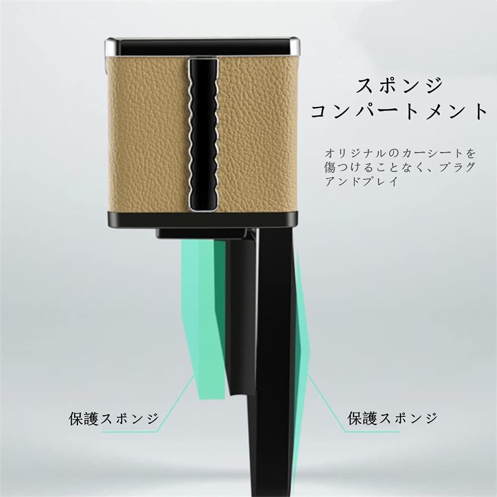 OKAHITA 車 隙間ポケット 差し込 車用収納ポケット USB充電 車用隙間ボックス コンソール 車用収納ホルダー サイド収納ボックス  グラスホルダー