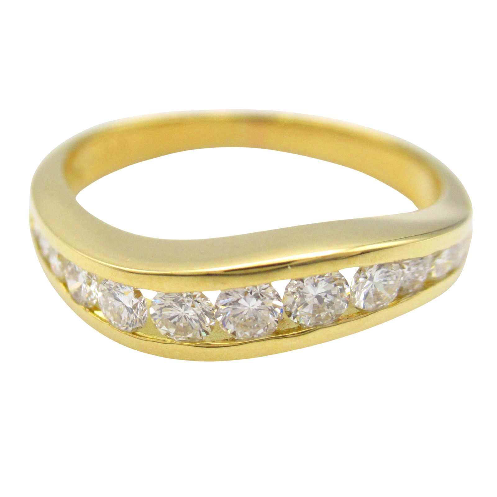 ジュエリー JEWELRY リング・指輪 ダイヤ リング ﾀﾞｲﾔ 3.1g #11.5 K18  