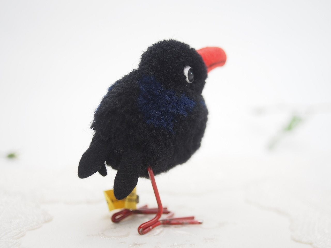 シュタイフ★Woolen Pigeon & Raven ID's完品★鳩＆カラス 送料無料 シュタイフ Woolen Pigeon 6cm オールID's完品