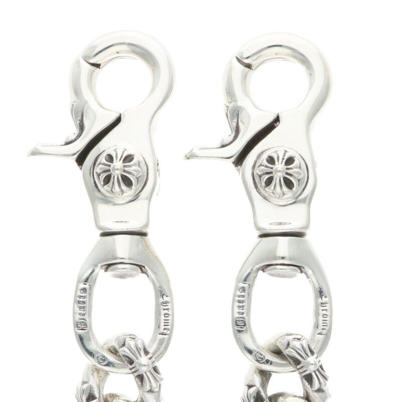 クロムハーツFANCYSHORT 2クリップファンシーショートウォレットチェーン クロムハーツ ウォレットチェーン ショート 2クリップ CHROME HEARTS