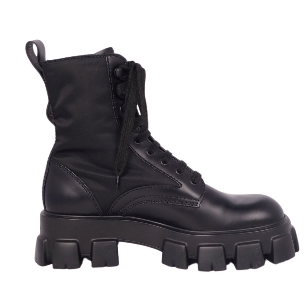 未使用 プラダ PRADA ブーツ モノリス Re-NYLON コンバット 未使用 プラダ PRADA ブーツ モノリス Re-NYLON コンバット