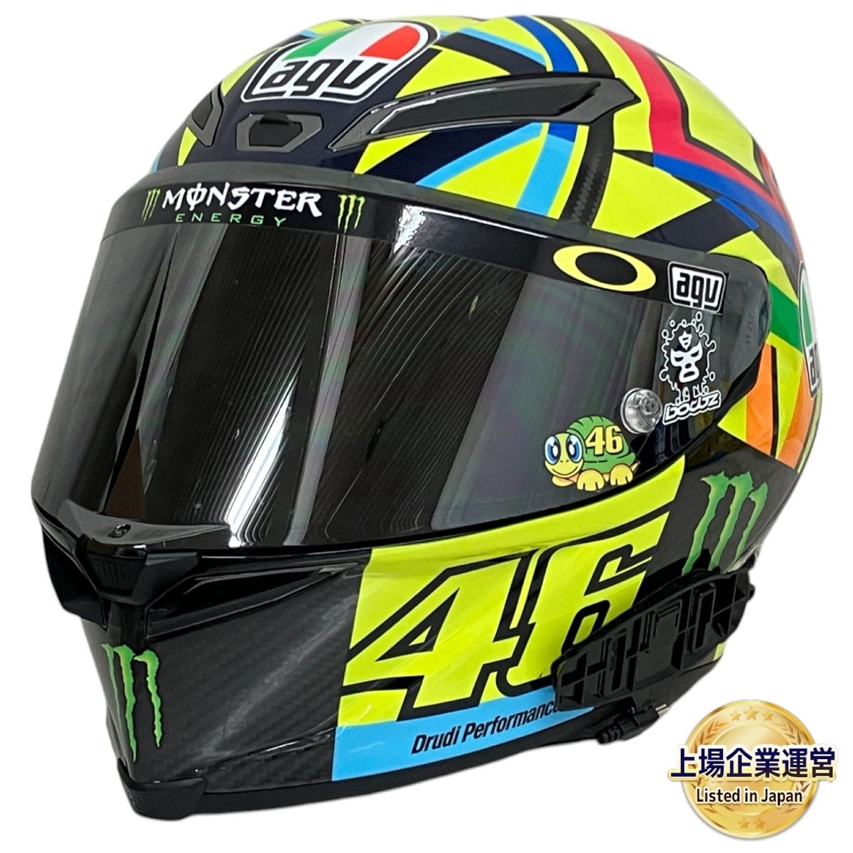 agv PISTA GP R SOLELUNA 2016 鑑賞用 ヘルメット monsterロゴ インテリア 中古 T9770460