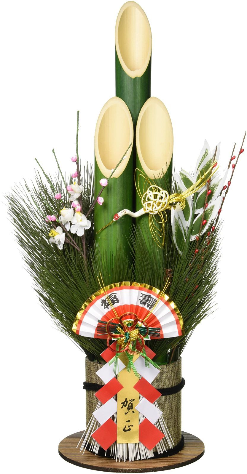 在庫 置物 大 玄関飾り 60cm 正月飾り 竹 門松 DG-105 秀〆