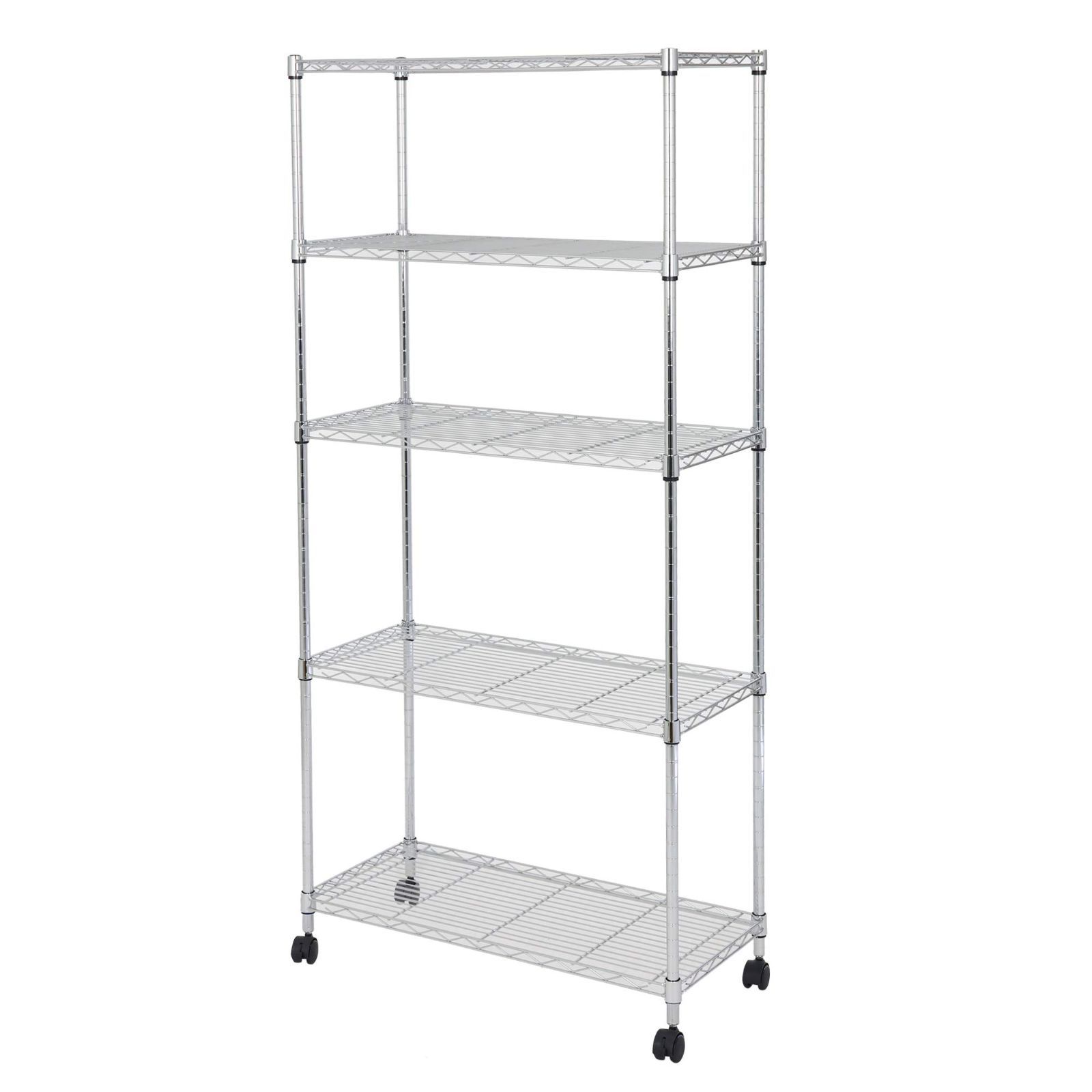 EIK58 ERECTA ホームエレクター ワイヤーシェルフ 5段 120×45 エレクター