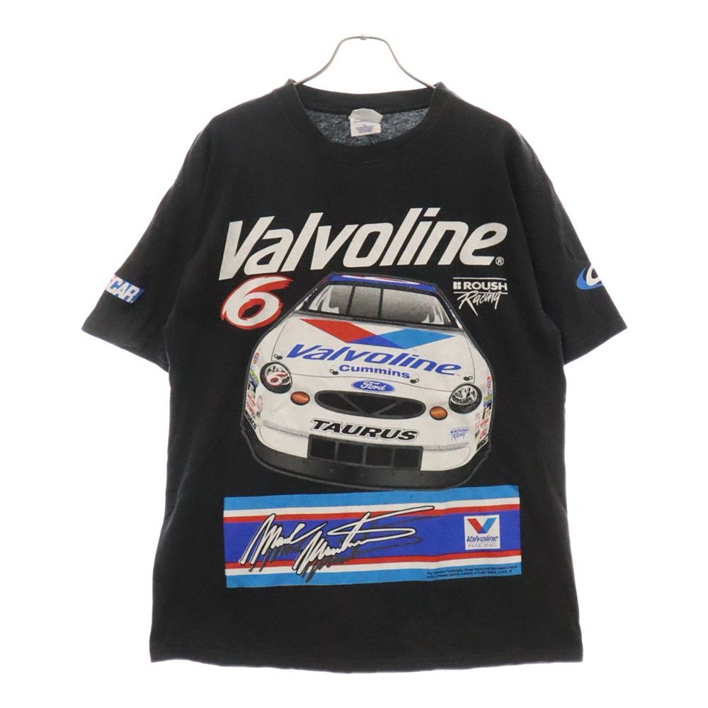 VINTAGE (ヴィンテージ) 00's VINTAGE VALVOLINE RACING T-SHIRT ヴァルヴォラインレーシングプリント半袖カットソー 半袖Tシャツ ブラック