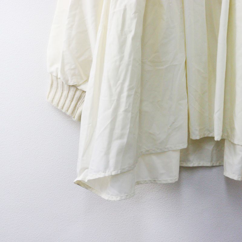 cen.ドッキングニットブラウス miniministore ドッキング ニットブラウス レディース