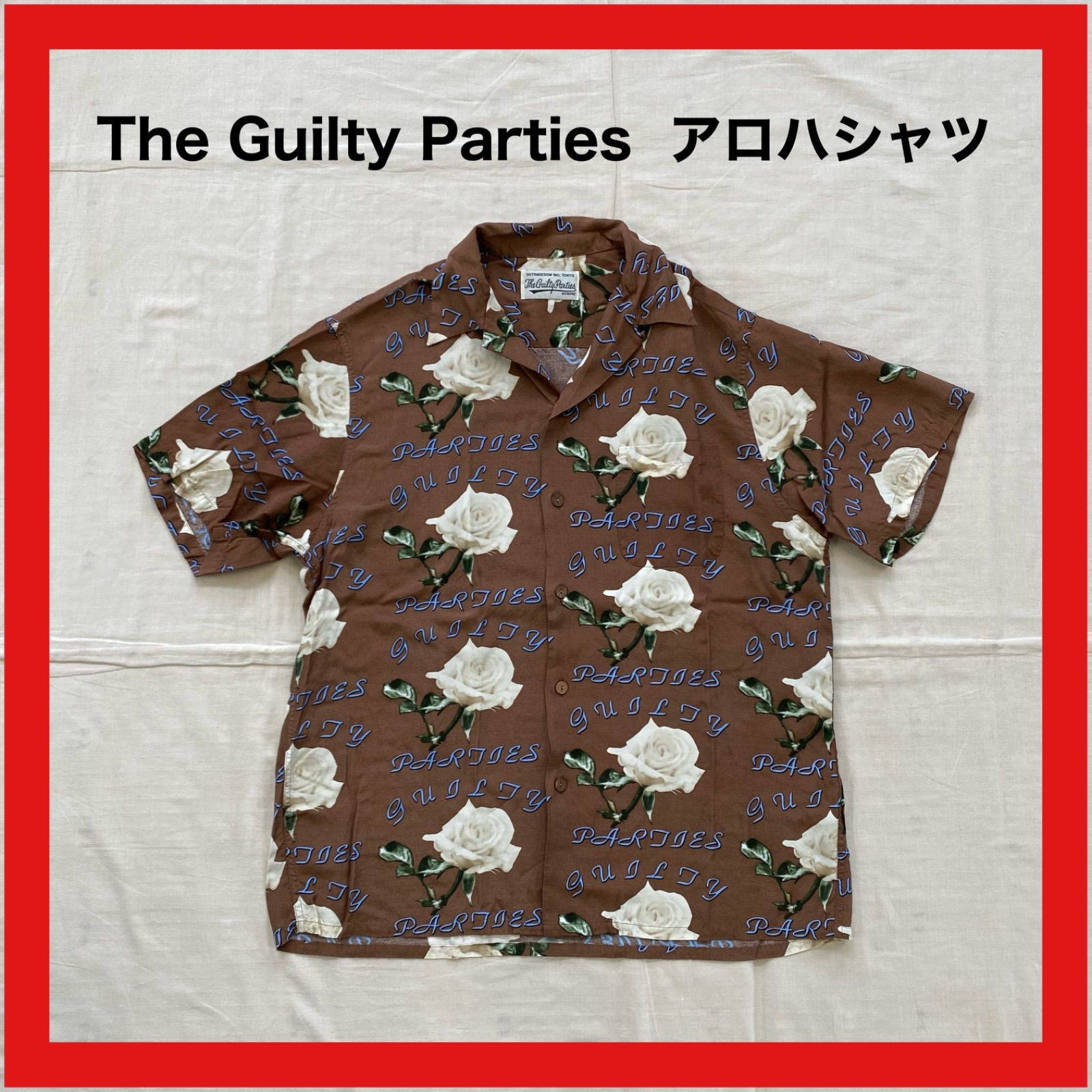 The Guilty Parties アロハシャツ 花柄 The The Guilty Parties アロハシャツ 花柄 Guilty Parties◇アロハ
