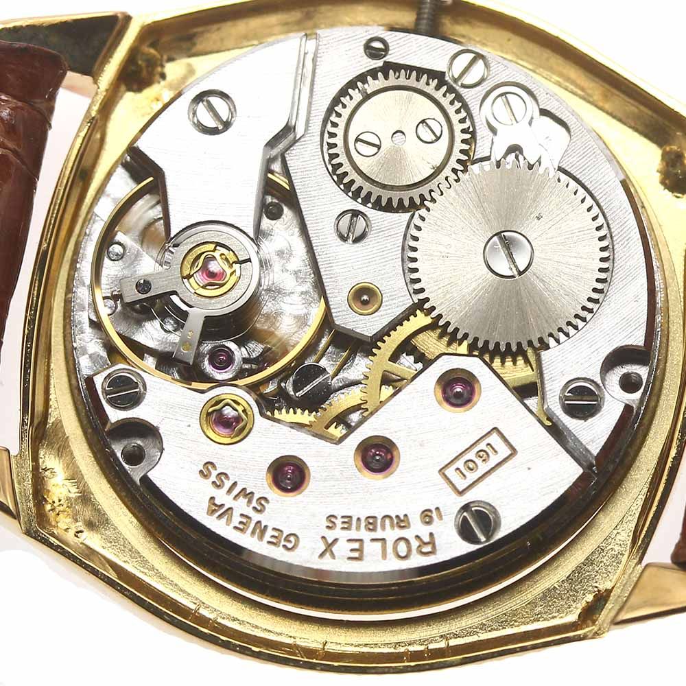 ロレックス ROLEX 3800 チェリーニ K18YG Cal.1601 アフターダイヤ 手巻き レディース _882863 ロレックス ROLEX 3800 チェリーニ K18YG Cal.1601 アフターダイヤ 手