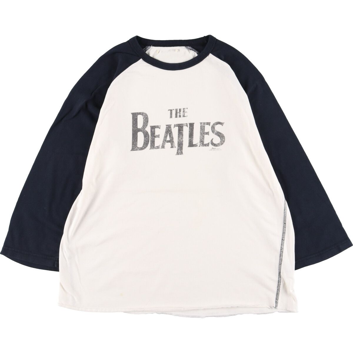 古着 00年代 THE BEATLES ビートルズ ラグラン バンドTシャツ バンT