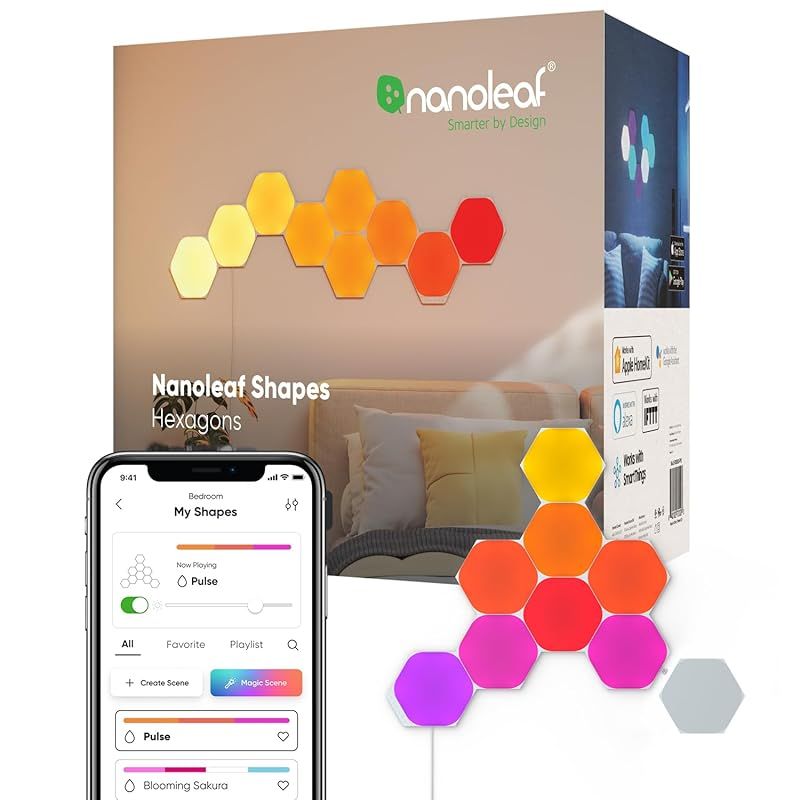 Nanoleaf ヘキサゴン 8枚 Nanoleaf(ナノリーフ) Shapes Hexagon (シェイプス ヘキサゴン