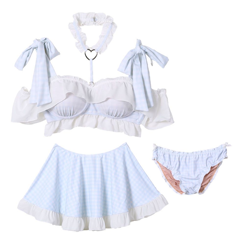 balloon sleeve swim wear Acka.水着 M 水着・ラッシュガード Acka