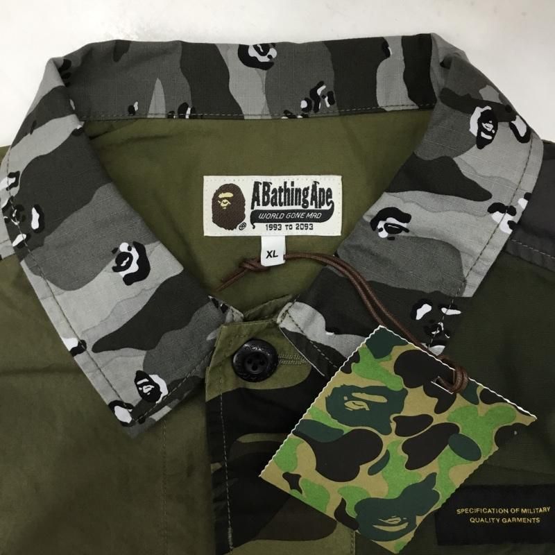 休み A BATHING APE アベイシングエイプ コットンジャケット