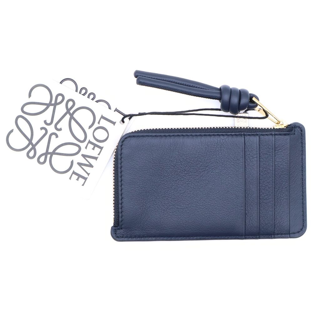 【極美品】ロエベ　LOEWE☆コインケース ネイビー 楽天市場】ロエベ コインケース LOEWE 199.30.N96 ブルー 青