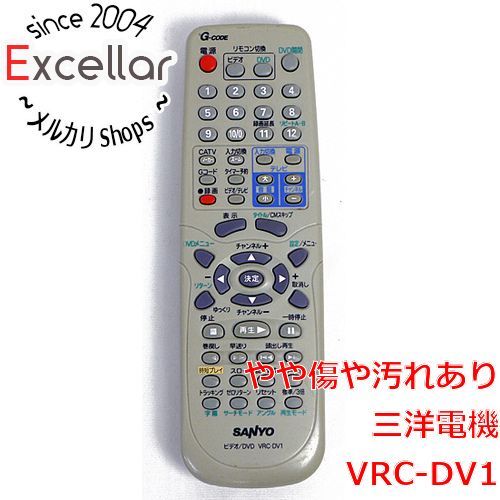 bn:10] 三洋電機 ビデオ・DVDリモコン VRC-DV1 - メルカリ