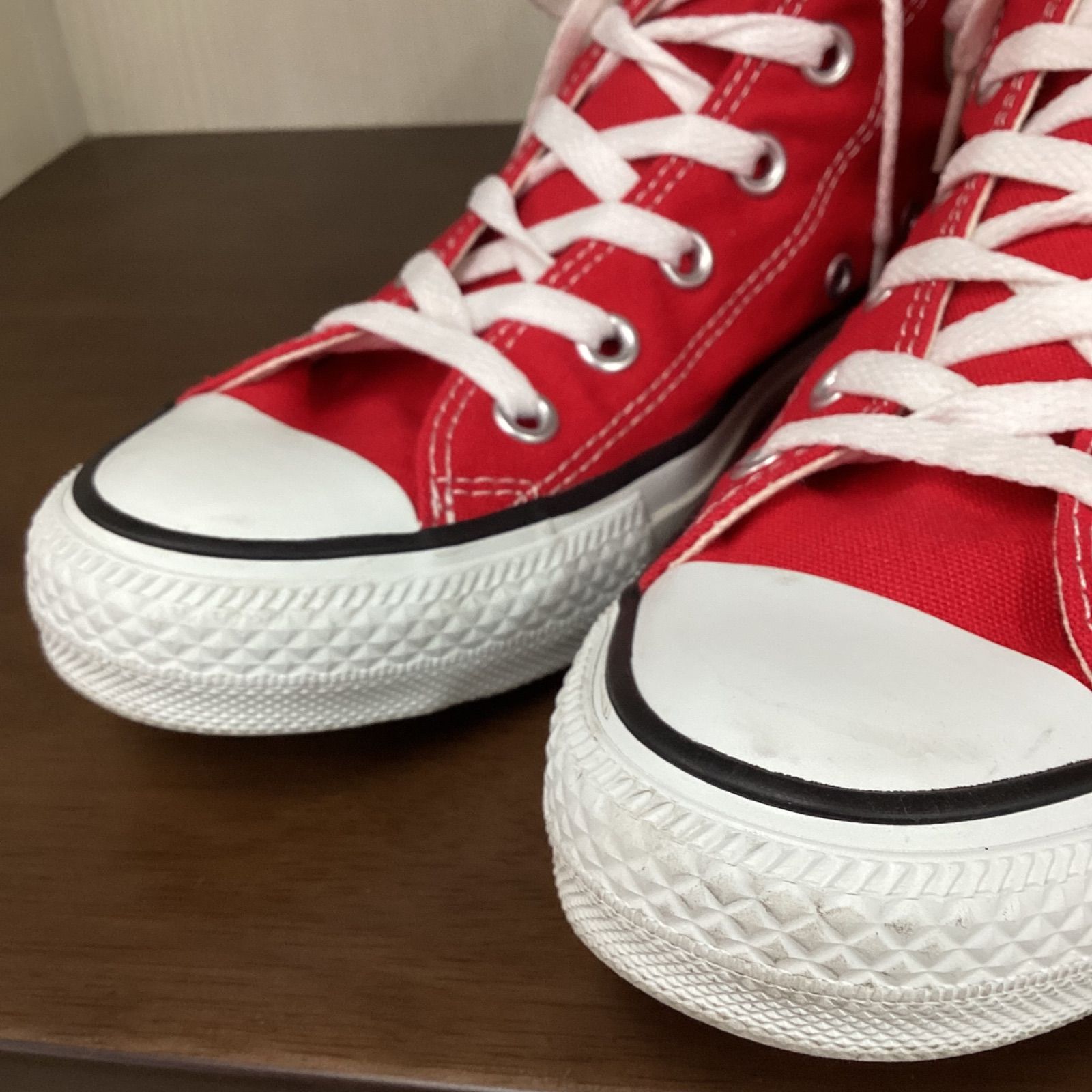 CONVERSE オールスター 赤 24.5cm - 靴/シューズ