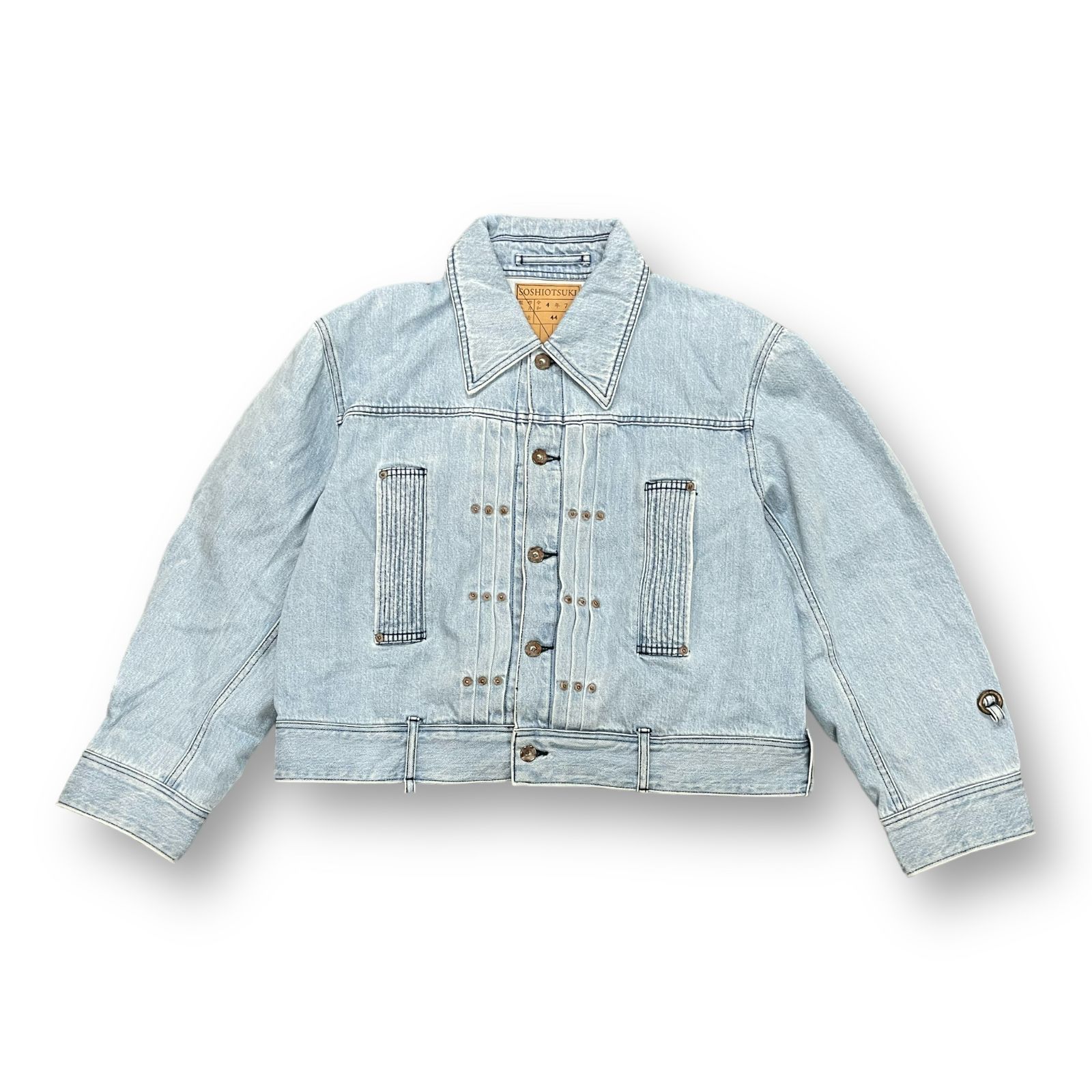 定価50600円 SOSHIOTSUKI The BDH Denim Jacket WASHED INDIGO デニム 